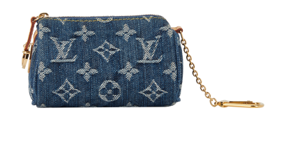 Louis Vuitton Denim Pouch, front view